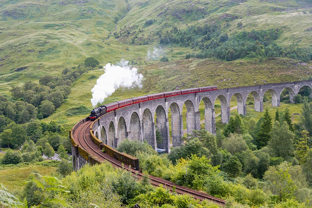 The Jacobite Steam train 