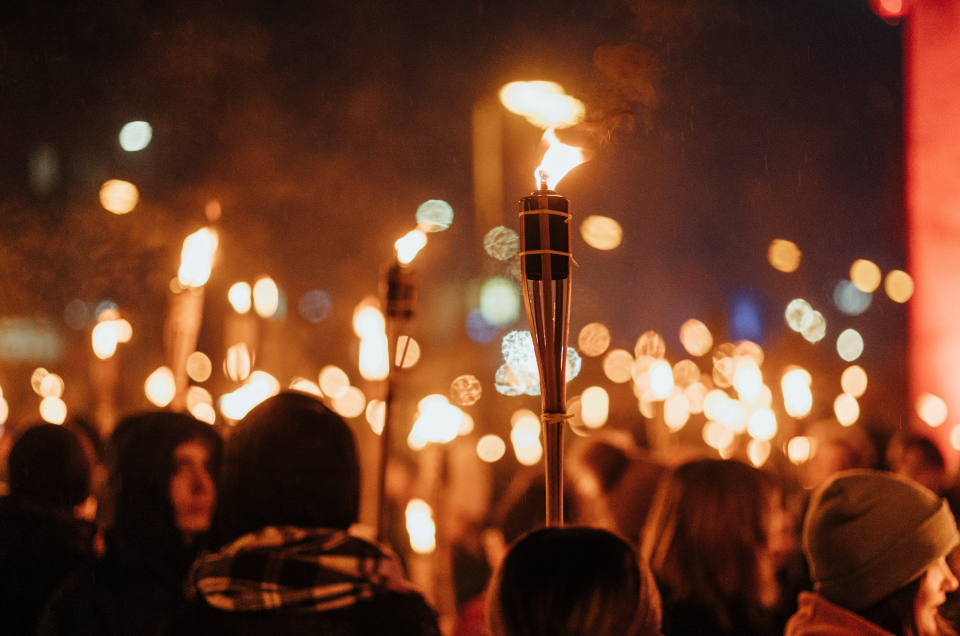 Procesión de antorchas
